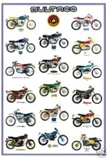 POSTER MOTO BULTACO "17
