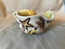 Guido Gambone ciotola arte ceramica MCM vintage segno asino metà secolo