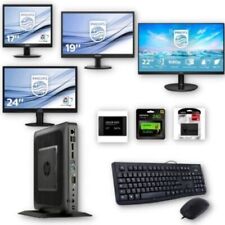 Mini Pc+Monitor+Tastiera+Mouse HP T620 Personalizzabile  Win 10 Ricondizionato