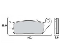 PASTIGLIE FRENO BRENTA