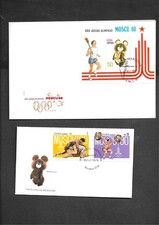 Lotto 8 Buste FDC Cuba