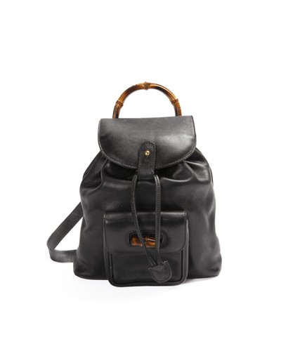 Gucci zaino bamboo nero - zaino, pm