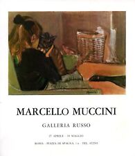 MUCCINI, Marcello. Catalogo di mostra, Galleria Russo Roma, 1968