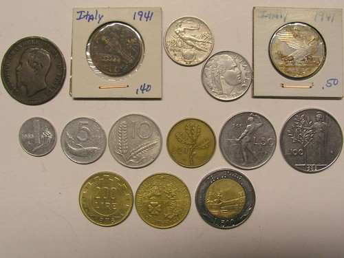 Moneta italiana lire 1958 - moneta,