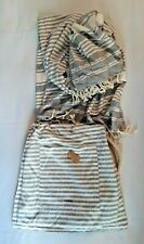 Telo mare a righe blu stuoia