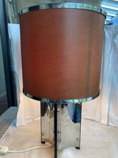 lampe à poser vintage Métal Chromé GAETANO SCIOLARI 70’S