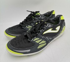 Scarpe da ginnastica Joma da uomo nere gialle sala max 701 taglia US 8 UK 7 condizioni usate
