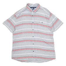 Camicia Grigia A Righe Tommy