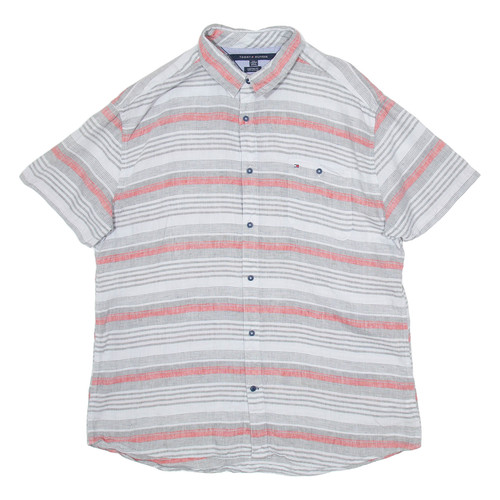 Camicia grigia righe - camicia, tommy