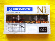 1x PIONEER N1 60 Cassette Tape 1981-1982 + IMBALLO ORIGINALE + Made in Japan + leggi! +