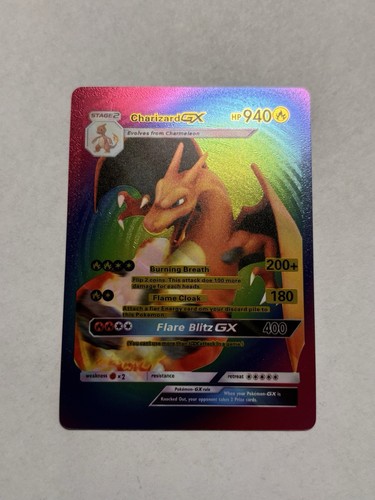 Charizard rainbow foil fan - charizard,