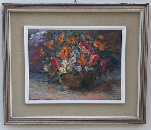 Quadro dipinto olio di - a,