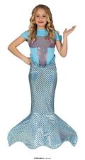 COSTUME SIRENETTA CARNEVALE VESTITO GUIRCA BAMBINA SIRENA PRINCIPESSA DEI MARI