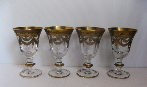3398 verres à eau - à, cristal