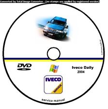 FIAT IVECO DAILY 2004 MANUALE OFFICINA WORKSHOP MANUAL SERVICE CD DVD