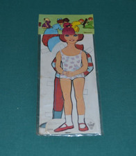 BAMBOLA DI CARTA CON CORREDO