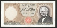 100000 LIRE MANZONI DECR 19