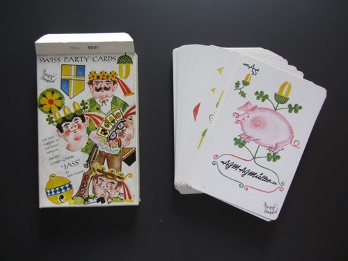 Carte gioco swiss - gioco, party