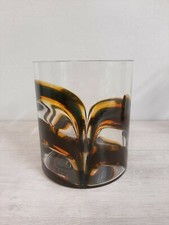 GRANDE VASO IN VETRO LAVORATO