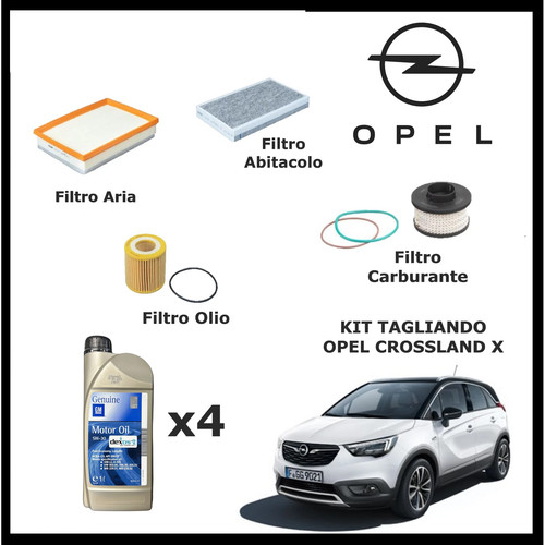 Kit tagliando opel crossland - kit,