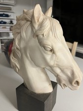 Testa Di Cavallo In Marmo Con