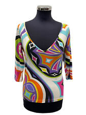 EMILIO PUCCI MAGLIA SHIRT DONNA WOMEN VINTAGE SWEATSHIRT JHB36