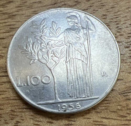 1956 italy 100 - 100, lire