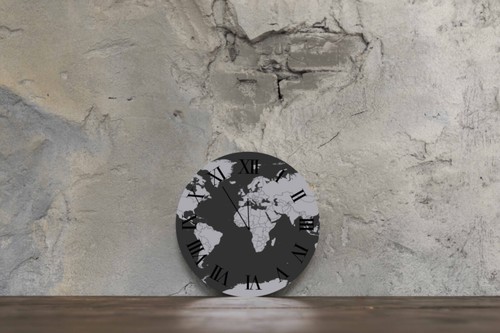 Orologio stampa planisfero da - planisfero,