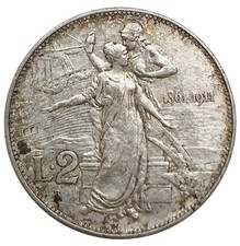 KINGDOM OF ITALY - 2 Lire