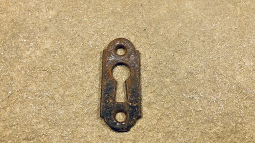 Antique rim lock mortise - antique,