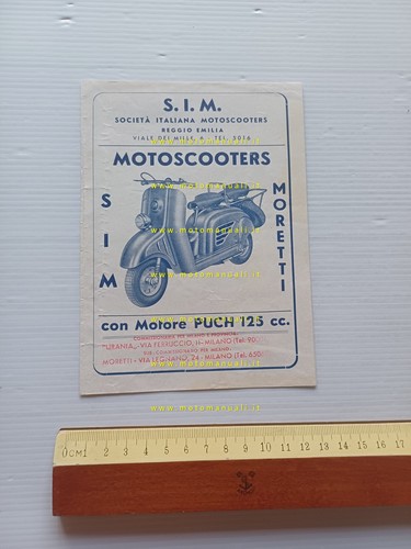 Sim moretti scooter motore - moretti,
