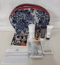 SISLEY BORSA COSMETICA DA VIAGGIO TRUCCO CURA PELLE TOILETTE 7"x6"x3"& (7 campioni regalo)