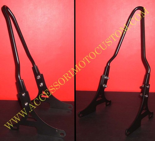 Schienalino sissy bar - bar, nero