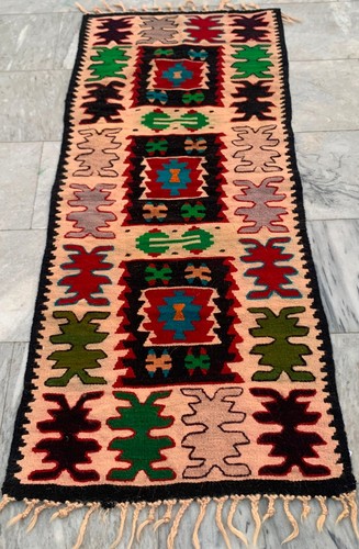 Tappeto kilim turco vintage - tappeto,