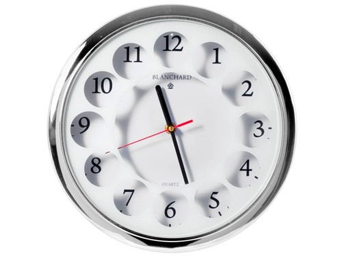 Orologio parete tondo silver - orologio,
