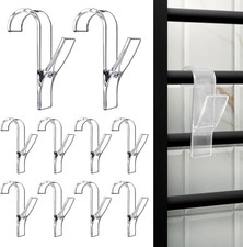 Ganci Termosifone Trasparenti, 10 Pezzi Trasparente Appendi Asciugamani Termoarr