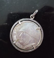Mussolini Moneta Argento
