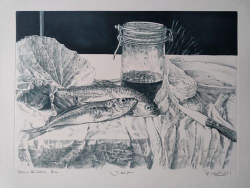 Litografia arte moderna - , natura