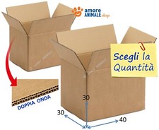 SCATOLA DI CARTONE → 40x30x30 cm Scatoloni per Imballaggio Spedizioni Trasloco 