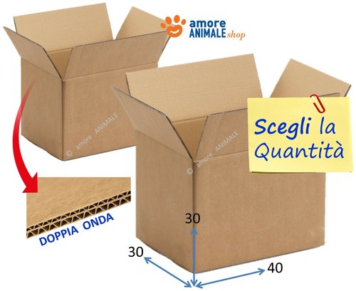 Scatola cartone - di, →