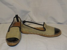 Fendi Fabric and Leather Flats