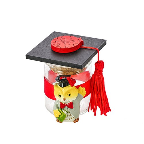 Bomboniera laurea barattolo