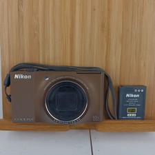 Nikon Coolpix S8000 14,1 MP - Digital Camera Bronze Perfettamente Funzionante 