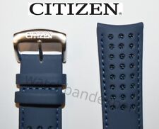 AUTENTICO! Cinturino Orologio Citizen AT8020-03L H800-S081165 Cinturino Pelle Angeli Blu