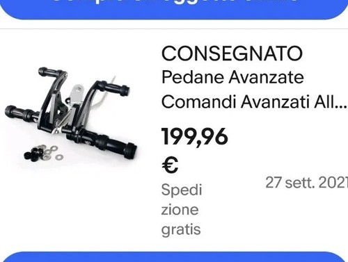 Pedane avanzate comandi - pedane,