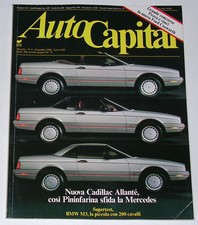AUTOCAPITAL 9/1986 CADILLAC ALLANTE' - BMW M3 - TOYOTA MR2 / LAND CRUISER