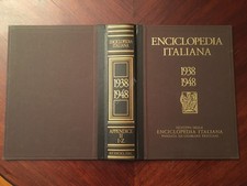 Treccani enciclopedia 1938 - ,