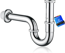 Sifone Lavabo Bagno Acciaio