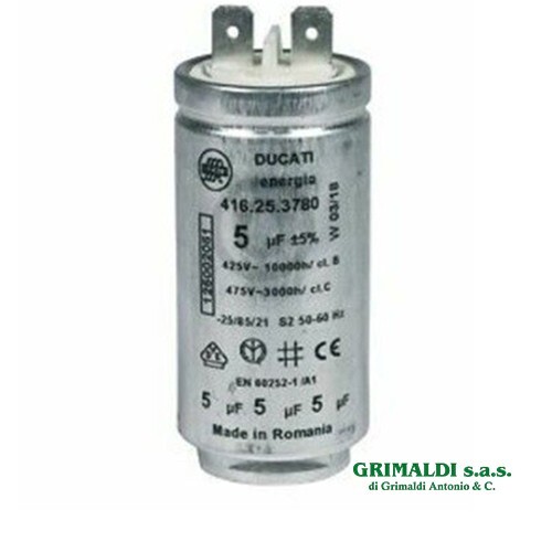 Condensatore 5µf attacco - condensatore,