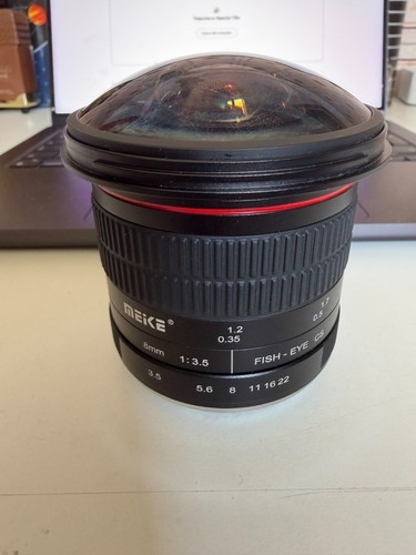 Meike 8mm wide - f/3.5, angle